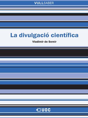 cover image of La divulgació científica